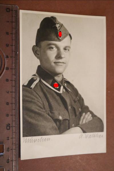 Portrait eines SS-Mann Totenkopf Division 1943 München